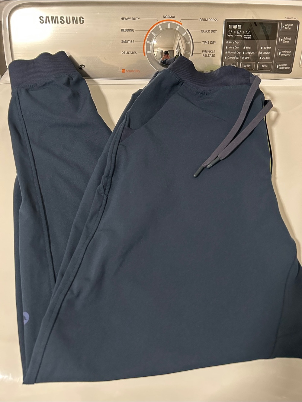 Men's Birddogs Navy Jogger Pants - Casual Athletic Drawstring Large